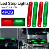 4PCS Boat Navigation Lights Waterproof Marine Utility Led Strip Lights
