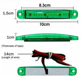 4PCS Boat Navigation Lights Waterproof Marine Utility Led Strip Lights - Side View