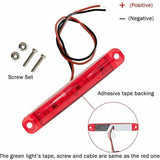 4PCS Boat Navigation Lights Waterproof Marine Utility Led Strip Lights - 45-Degree Angle