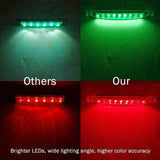 4PCS Boat Navigation Lights Waterproof Marine Utility Led Strip Lights