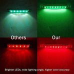 4PCS Boat Navigation Lights Waterproof Marine Utility Led Strip Lights