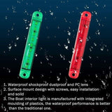 4PCS Boat Navigation Lights Waterproof Marine Utility Led Strip Lights