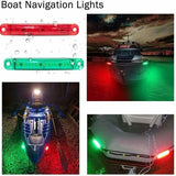 4PCS Boat Navigation Lights Waterproof Marine Utility Led Strip Lights