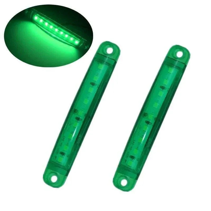 4PCS Boat Navigation Lights Waterproof Marine Utility Led Strip Lights