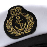Sailor Cap Boat Captain Hat For Navy Skipper Costume Fancy Marine Dress - Extra Image