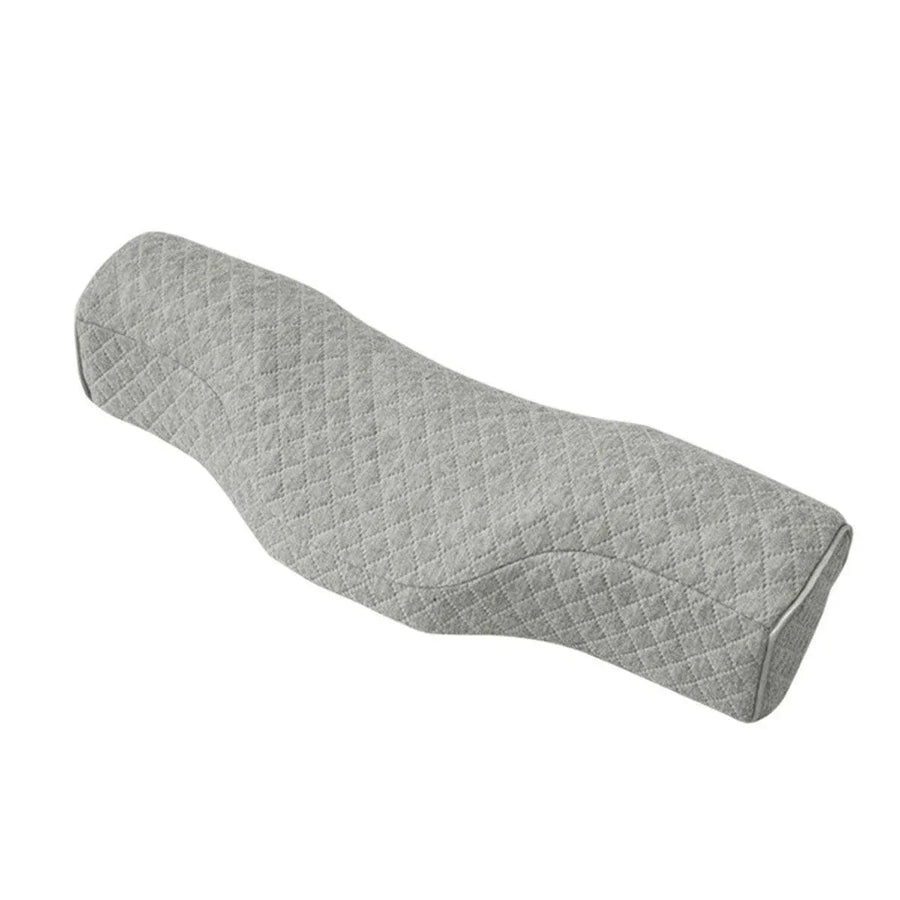 Orthopedic Memory Foam Cervical Neck Pillow for Sleep Support Slow Rebound - Grey