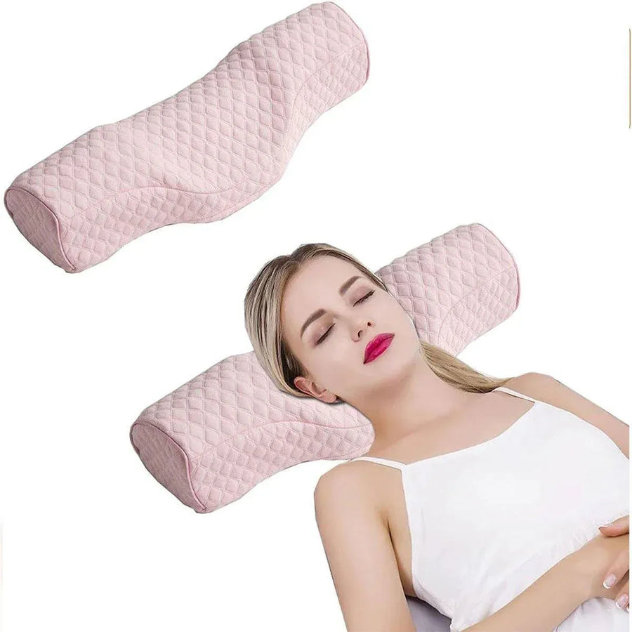 Orthopedic Memory Foam Cervical Neck Pillow for Sleep Support Slow Rebound - Grey