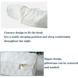 Orthopedic Memory Foam Cervical Neck Pillow for Sleep Support Slow Rebound - Navy - Extra Image