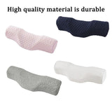 Orthopedic Memory Foam Cervical Neck Pillow for Sleep Support Slow Rebound - Navy - Extra Image