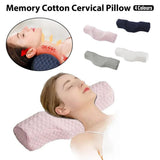 Orthopedic Memory Foam Cervical Neck Pillow for Sleep Support Slow Rebound - Navy - Extra Image