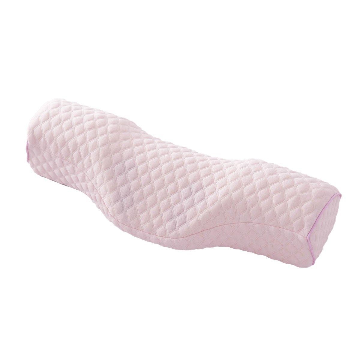 Orthopedic Memory Foam Cervical Neck Pillow for Sleep Support Slow Rebound - Pink