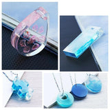 12 Silicone Moulds for DIY Jewellery Pendant Resin and Craft Making - Extra Image