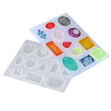 12 Silicone Moulds for DIY Jewellery Pendant Resin and Craft Making - Extra Image