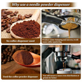 Espresso Coffee Distribution Needle Coffee Powder Distributor Needle Coffee Tool - Top-Down View
