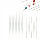 10Pc Big Eye Beading Needles for Jewelry & Bracelet DIY - Low Angle