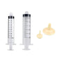 Kitten Puppy Pet Feeding Syringe Feeder Cat Dog Nursing Bottle with Pacifier - M-4PCS