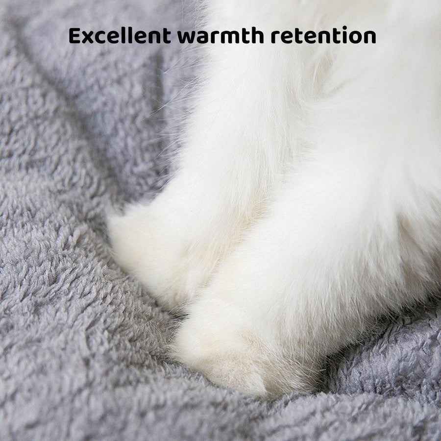 Removable Washable Pet House Four Seasons Cat Enclosed House - Grey-M