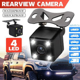 170° Reverse Camera Led Hd Car Waterproof Rear View Parking Camera Night Vision