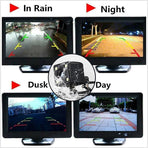 170° Reverse Camera Led Hd Car Waterproof Rear View Parking Camera Night Vision