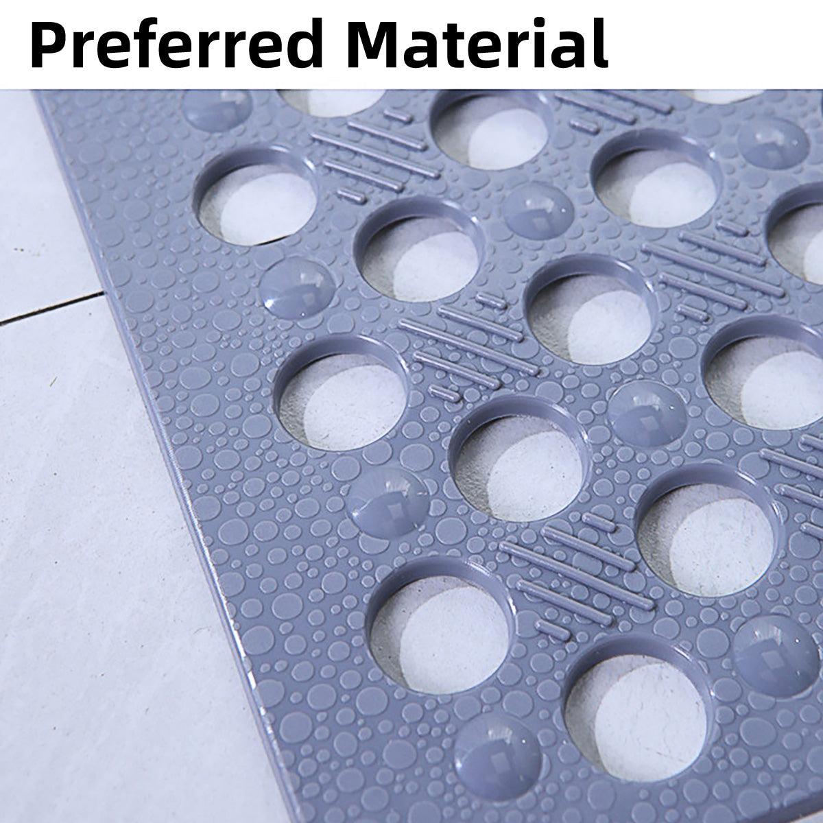 Extra Large Non-Slip Bathroom Mat Anti-Drop Shower Floor Mat Bath Rug Soft Touch - 43-75cm