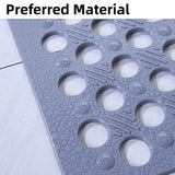 Extra Large Non-Slip Bathroom Mat Anti-Drop Shower Floor Mat Bath Rug Soft Touch - 43-75cm - 45-Degree Angle