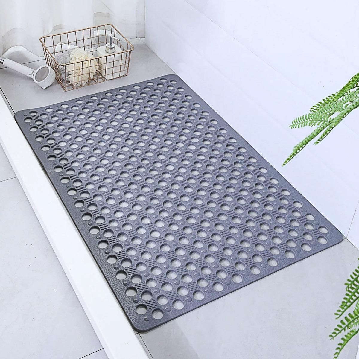 Extra Large Non-Slip Bathroom Mat Anti-Drop Shower Floor Mat Bath Rug Soft Touch - 50-50cm