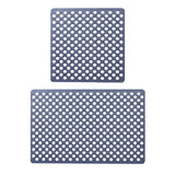 Extra Large Non-Slip Bathroom Mat Anti-Drop Shower Floor Mat Bath Rug Soft Touch - 50-50cm - Front View