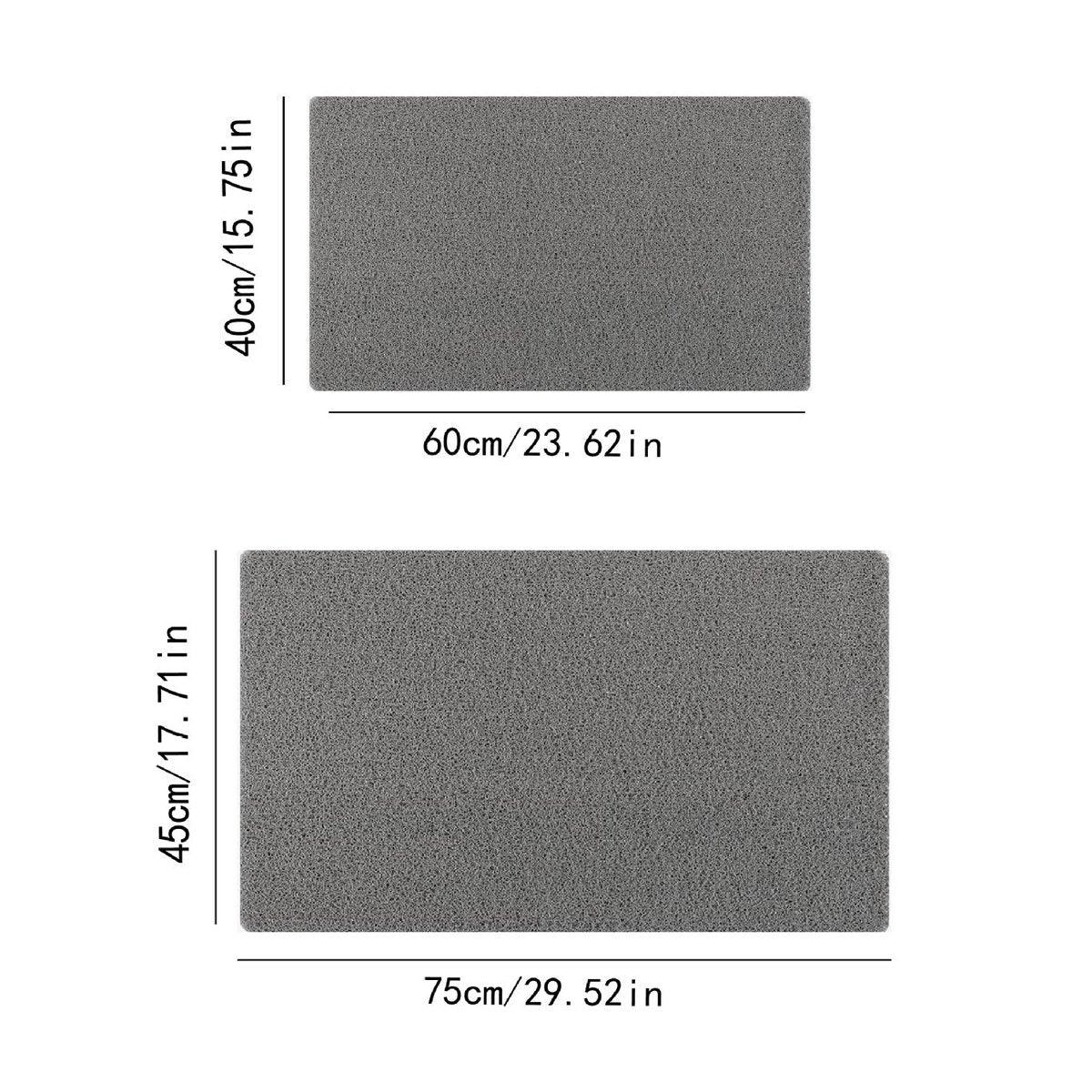 Anti Slip Bathroom Mat Non Slip Shower Floor Mat Quick Dry Soft Comfortable Rug - Coffee-40x60cm