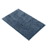Anti-Slip Bathroom Mat Water-Absorbing Floor Mat Foot Mat Non-Slip Door Mat - Dark Grey - Low Angle