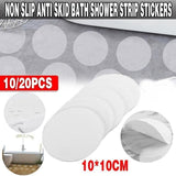 10/20X Non Slip Shower Strip Stickers Bathroom Tub Anti-Slip Applique Set - 10PCS - Front View