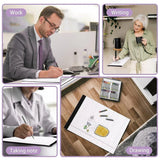 4PCS Tearable Lined Notepad Simple Design Colourful Memo Pad Notebook - White - Extra Image