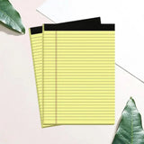 4PCS Tearable Lined Notepad Simple Design Colourful Memo Pad Notebook - White - Extra Image