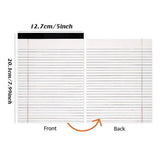 4PCS Tearable Lined Notepad Simple Design Colourful Memo Pad Notebook - White - Side View