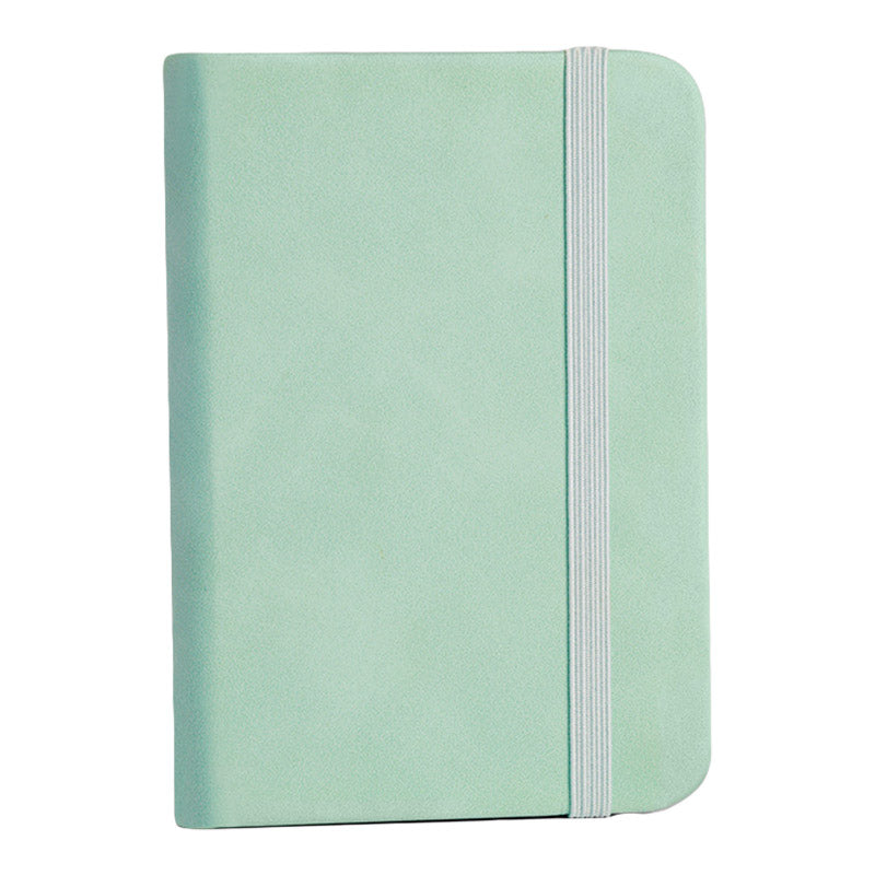 10pcs Mini Pocket Notebook A7 Small Portable Notepad for Office School Use - Light Blue