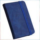 10pcs Mini Pocket Notebook A7 Small Portable Notepad for Office School Use - Light Blue - Low Angle