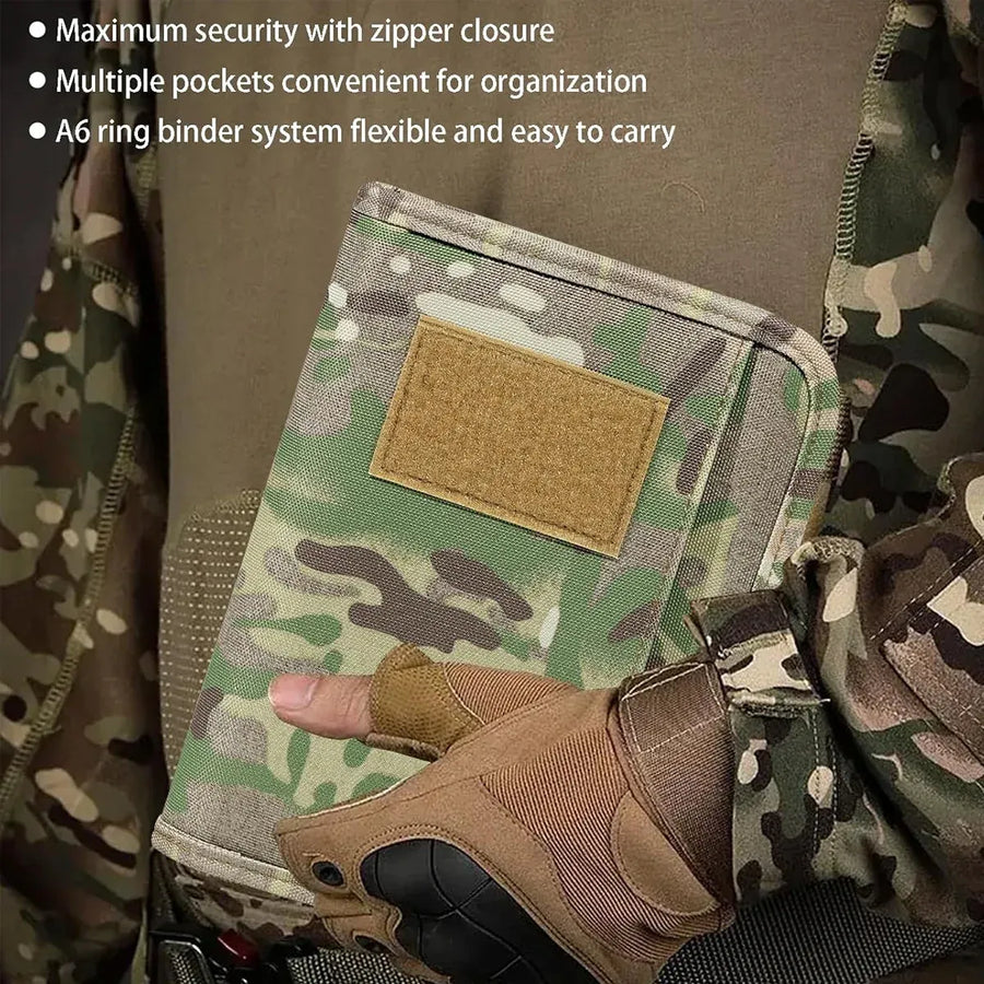 Outdoor Stationery Pouch Notebook Portable for Hiking Camping Travel