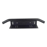 24inch Bull Bar Front Bumper License Number Plate Mount Bracket Led Light Holder - Front View