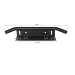 24inch Bull Bar Front Bumper License Number Plate Mount Bracket Led Light Holder