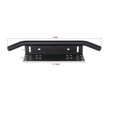 24inch Bull Bar Front Bumper License Number Plate Mount Bracket Led Light Holder - Top-Down View