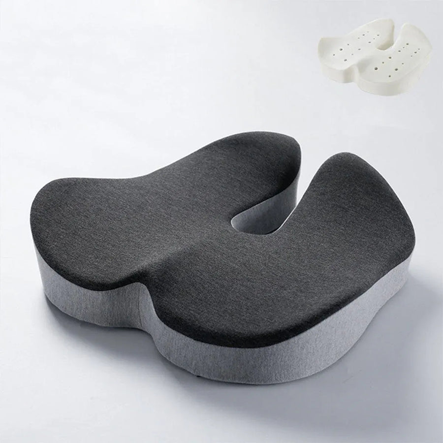 Slow Rebound Memory Foam Seat Cushion Office Chair Pad for Sedentary Hip Support