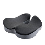 Slow Rebound Memory Foam Seat Cushion Office Chair Pad for Sedentary Hip Support - Front View