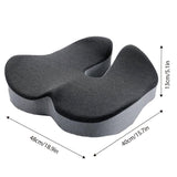 Slow Rebound Memory Foam Seat Cushion Office Chair Pad for Sedentary Hip Support - Side View