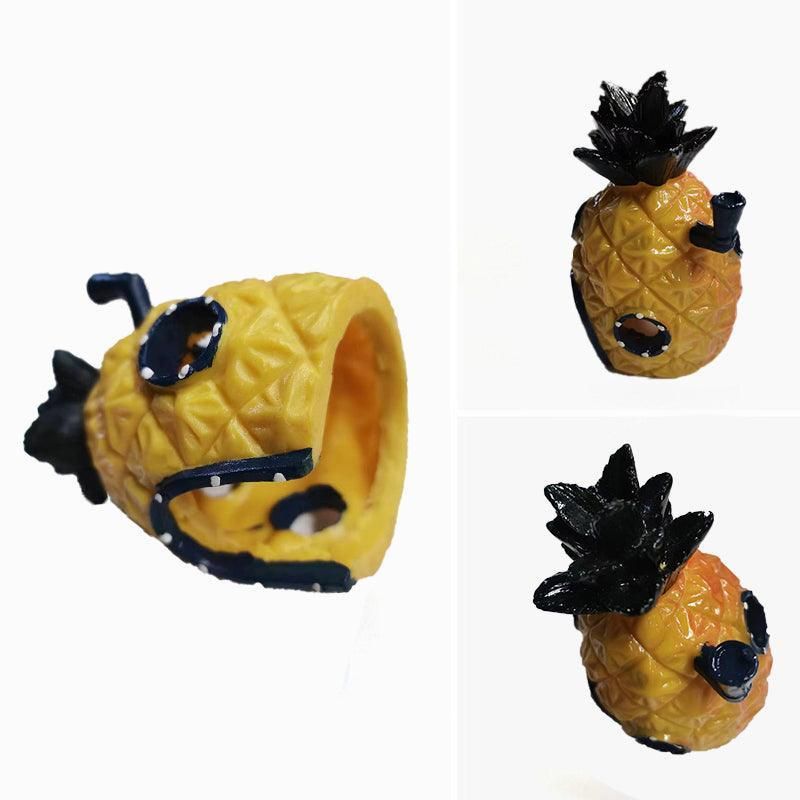 For Alien Spongebob Pineapple House Hole Fish Tank Decoration Aquarium Ornament