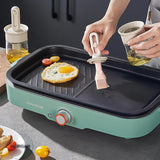 2pcs Glass Oil Bottles with Silicone Brush for Kitchen Cooking Oil Dispenser Set - 45-Degree Angle