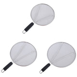 Stainless Steel Mesh Cover Anti Scald Filter Screen Anti Splash Lid For Kitchen - 25cm