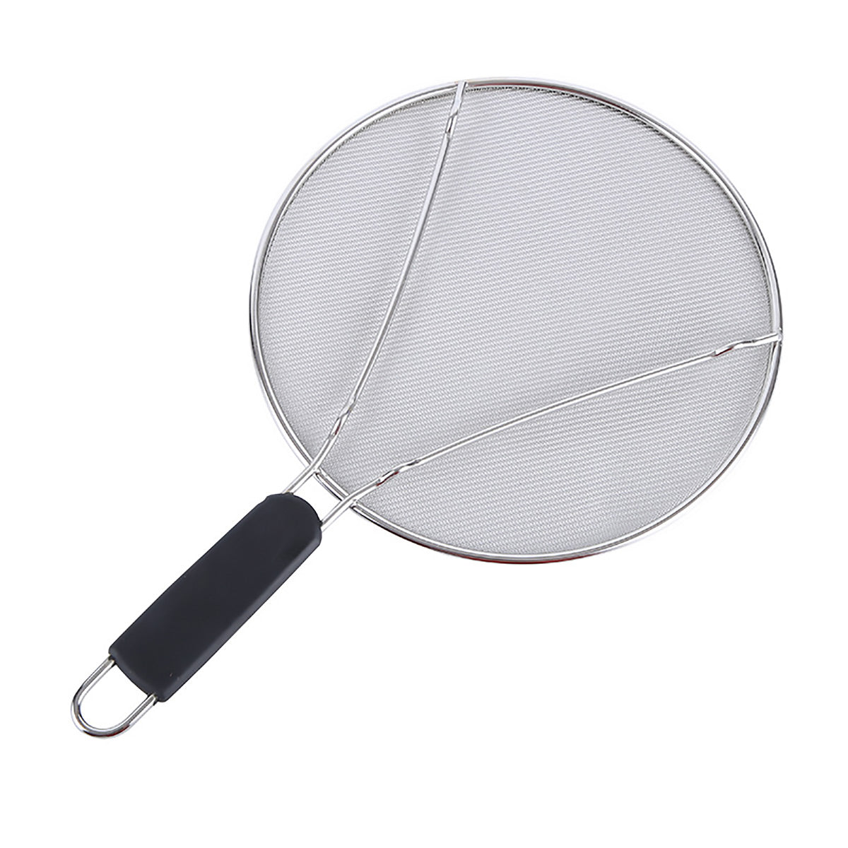 Stainless Steel Mesh Cover Anti Scald Filter Screen Anti Splash Lid For Kitchen - 29cm