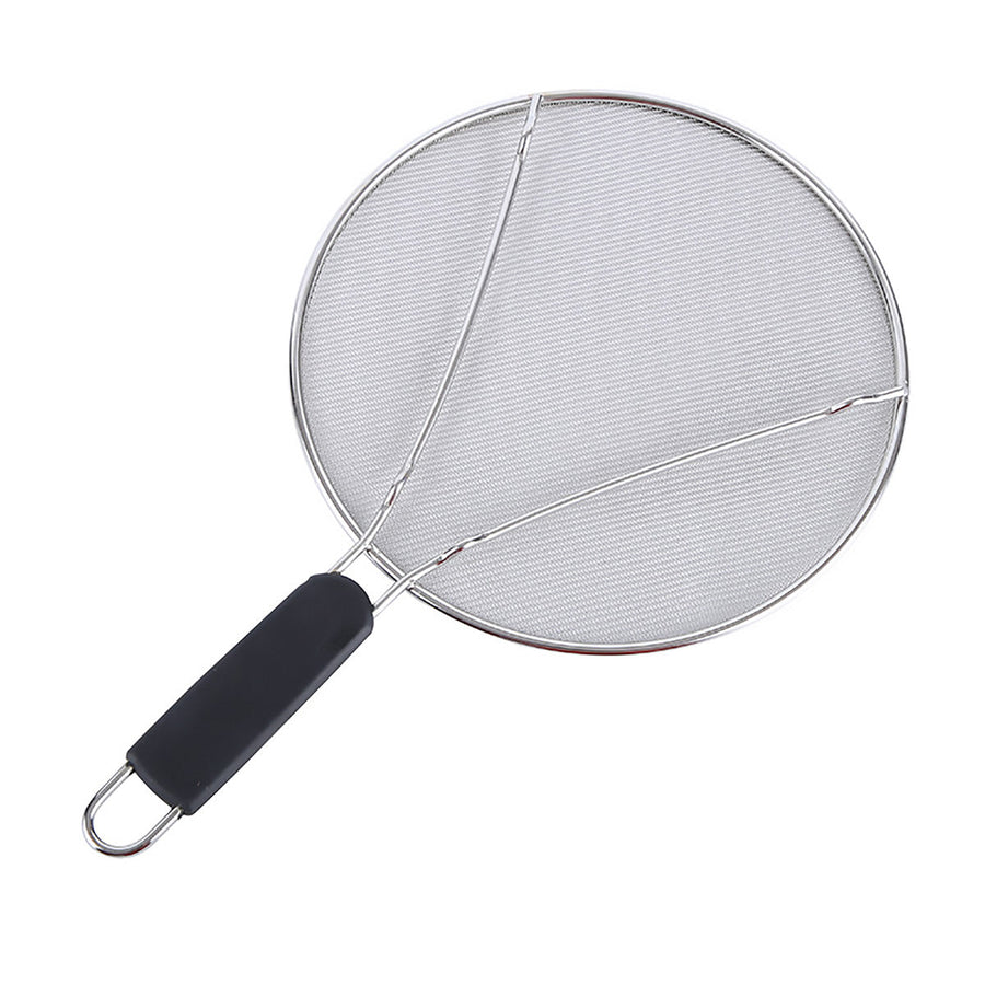 Stainless Steel Mesh Cover Anti Scald Filter Screen Anti Splash Lid For Kitchen - 29cm