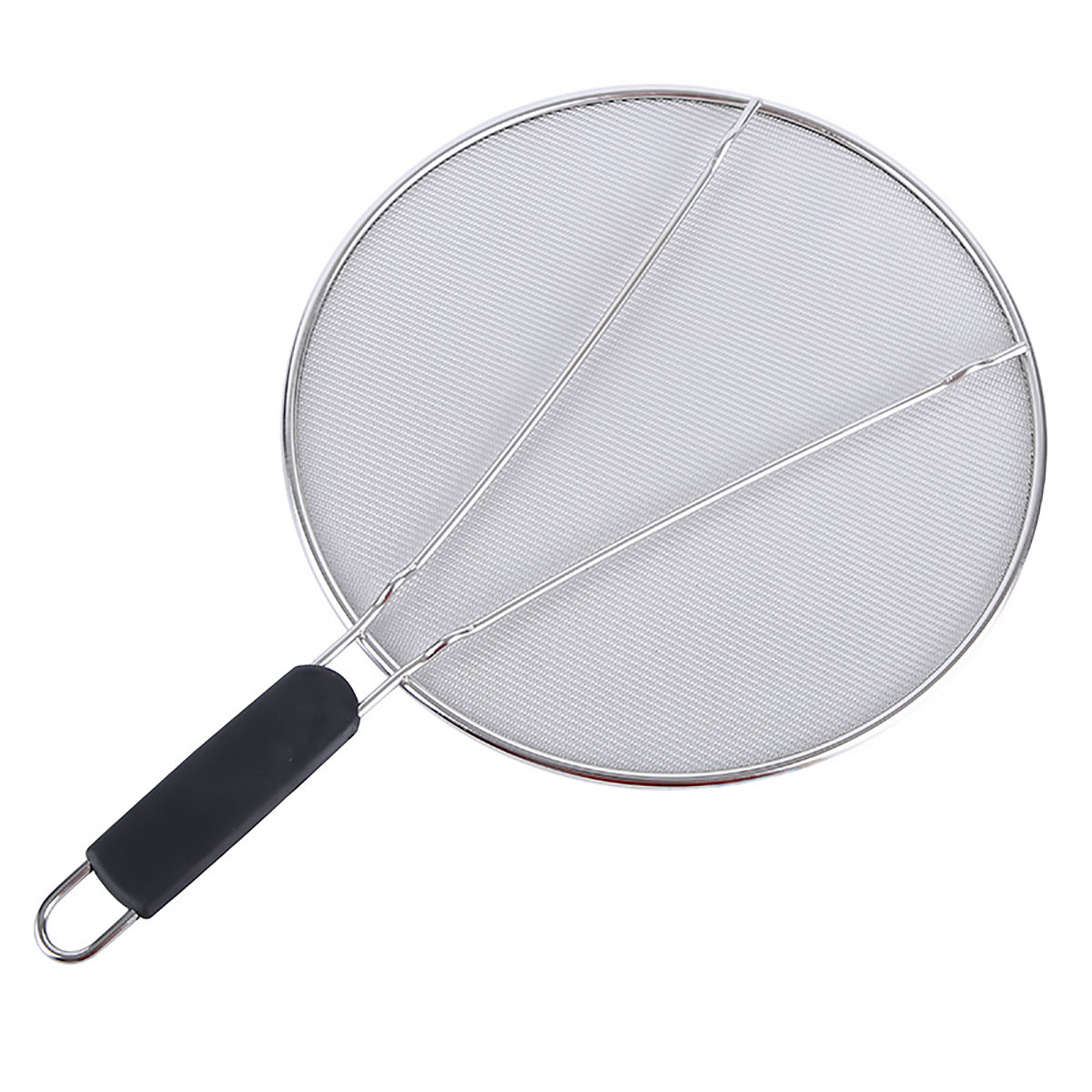 Stainless Steel Mesh Cover Anti Scald Filter Screen Anti Splash Lid For Kitchen - 29cm
