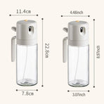 2 in1 Olive Oil Sprayer Dispenser Cooking Baking BBQ Spray Bottle Kitchen Tool