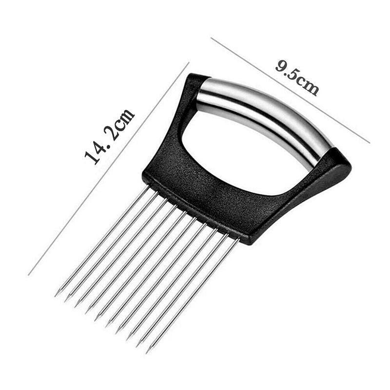 Food Slice Assistant Onion Slicer Cutter Fish Meat Potato Vegetable Holder Tool